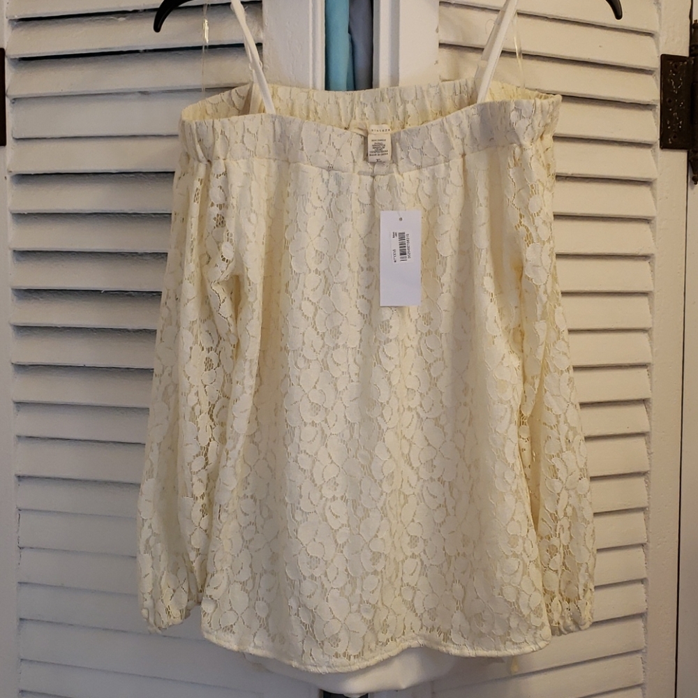 Seven Sisters Womens Off Shoulder Blouse